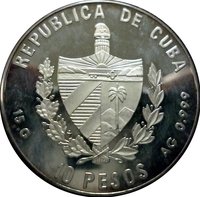 10 Pesos obverse
