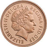 ½ Sovereign obverse