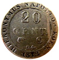20 Centimes reverse