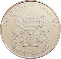5000 Francs CFA obverse