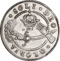1 Krone reverse
