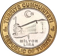 1000000 Lira obverse