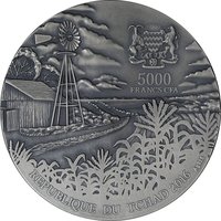 5000 Francs CFA obverse