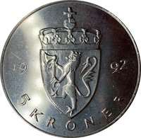5 Kroner reverse