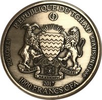 1000 Francs CFA obverse