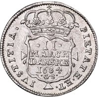 ½ Krone reverse