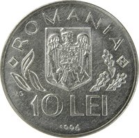 10 Lei obverse