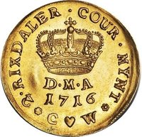 1 Courant Ducat reverse