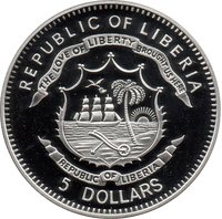 5 Dollars obverse