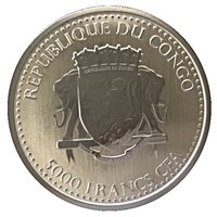 5000 Francs CFA obverse
