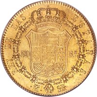320 Reales Vellon reverse