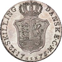 ½ Krone reverse