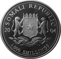 1000 Shillings obverse