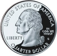 ¼ Dollar obverse