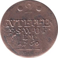 2 Pfennigs reverse