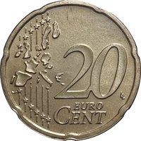20 Euro Cents reverse