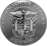 ½ Balboa obverse