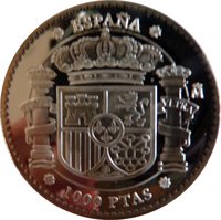 1000 Pesetas obverse