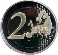 2 Euro reverse
