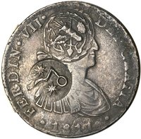 8 Reales obverse