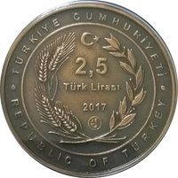 2.5 Lira obverse