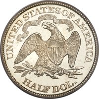 ½ Dollar reverse