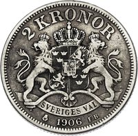 2 Kronor reverse
