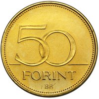 50 Forint reverse