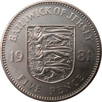 5 Pence reverse