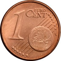 1 Euro Cent reverse