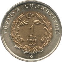1 Lira obverse
