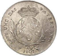 1 Konventionsthaler reverse