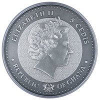5 Cedis obverse