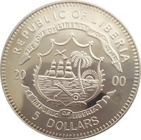 5 Dollars obverse