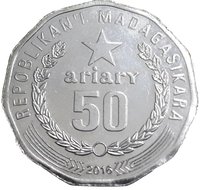 50 Ariary obverse