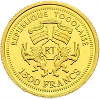 1500 Francs CFA obverse