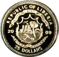 25 Dollars obverse
