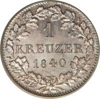 1 Kreuzer reverse