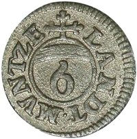 ⅙ Mariengroschen reverse