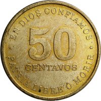 50 Centavos reverse