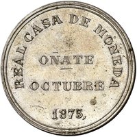 5 Pesetas reverse
