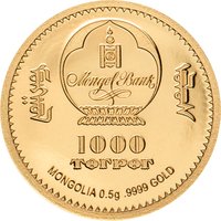 1000 Tögrög obverse