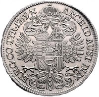 ½ Thaler reverse