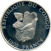 1000 Francs CFA obverse