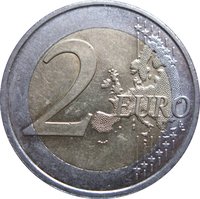 2 Euro reverse