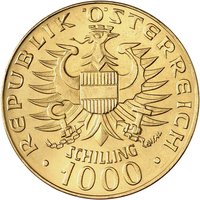 1000 Schilling obverse