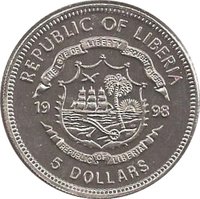 5 Dollars obverse