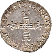 ¼ Silver Ecu obverse