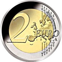 2 Euro reverse