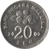 20 Sen obverse